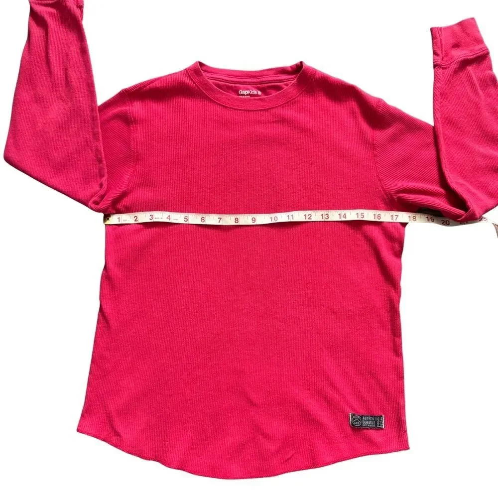 GAP Kids Bright Red Long‎ Sleeve Shirt